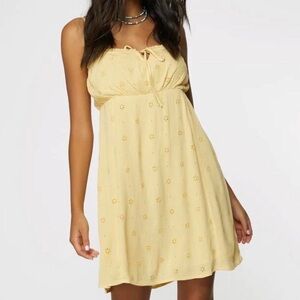Yellow Floral Women's Sundress